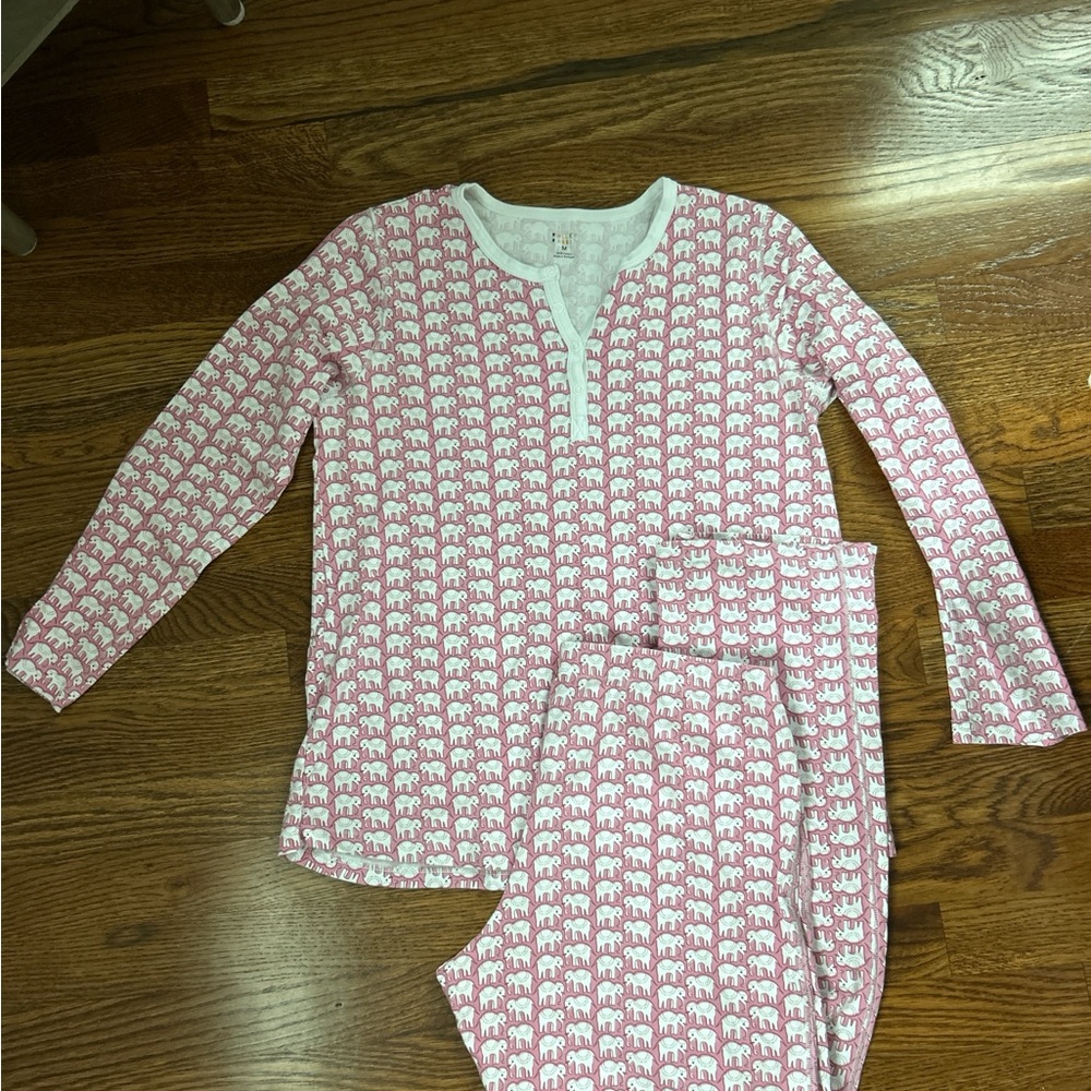 Roller Rabbit Pink Elephant Women’s Pajama Set